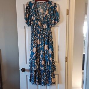 Knox Rose Floral Wrap Dress Size L